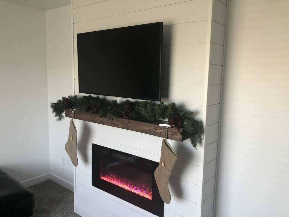 Electric Fireplace with hearth