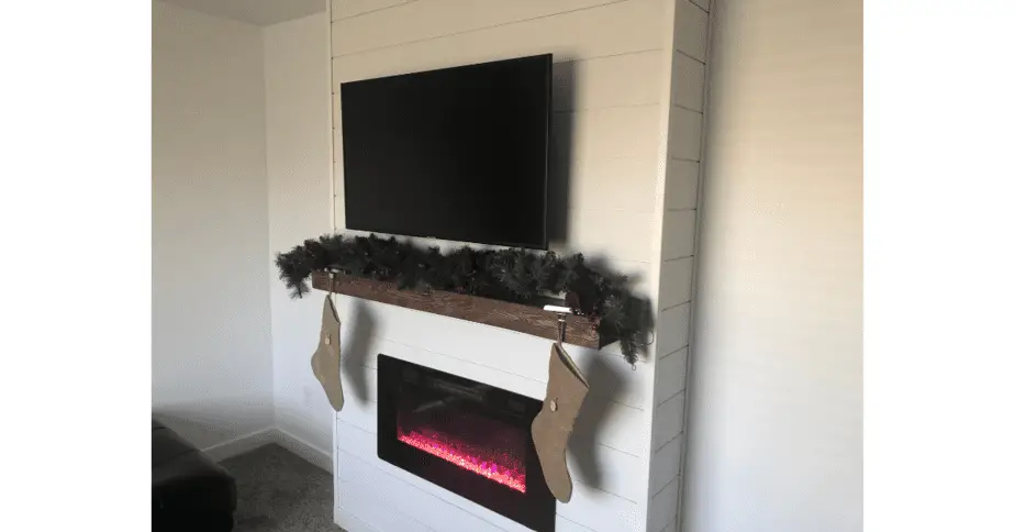 Diy Electric Fireplace For Under 500 House To Home - Diy Fireplace For Electric Insert