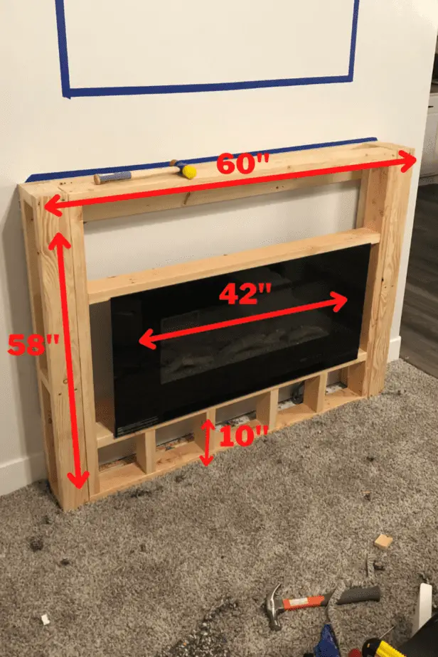 Electric Fireplace with hearth