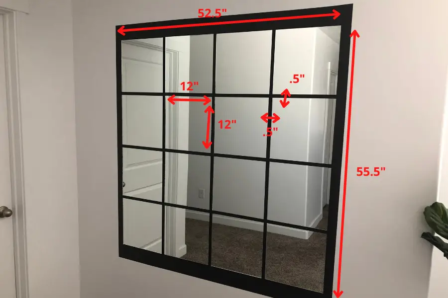 How to Make A Mirror Wall