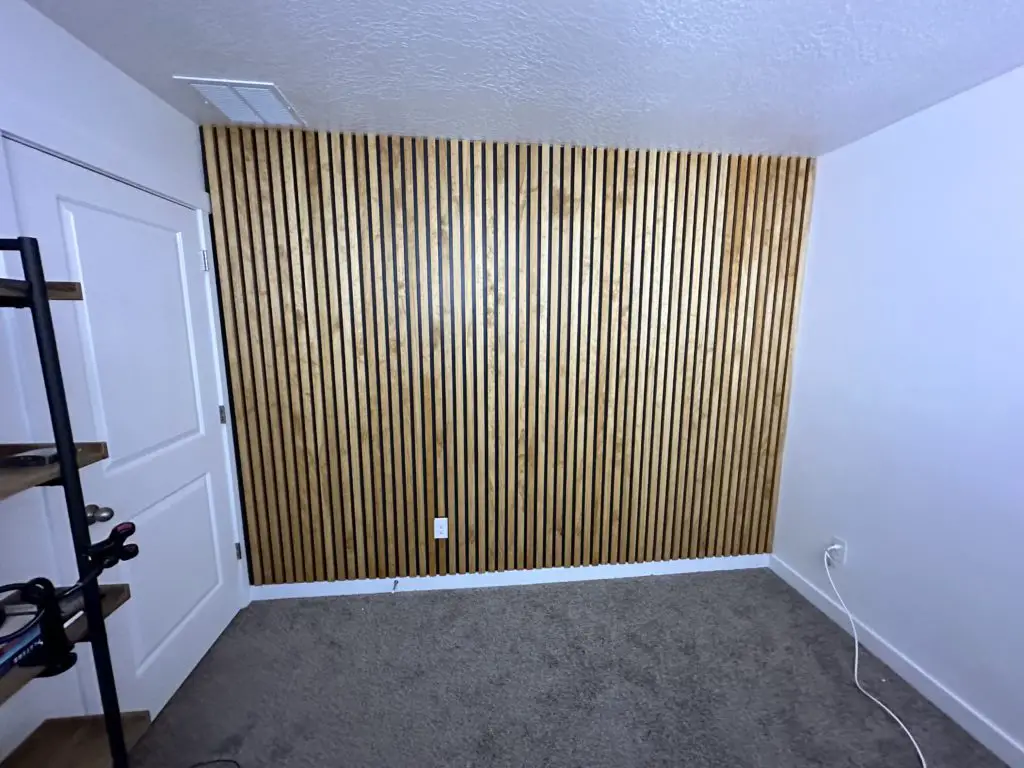 How To Make A DIY Slat Wall