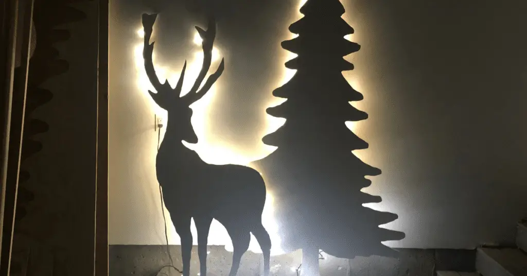 DIY Christams Silhouette